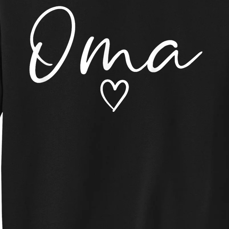 Oma Gifts For Women Grandma Heart MotherS Day Oma Sweatshirt