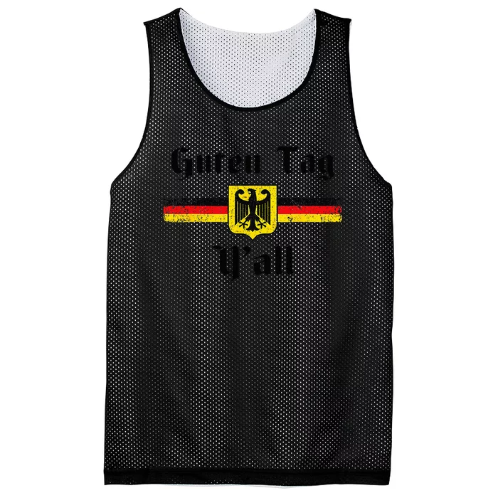 Oktoberfest German Flag Eagle Prost Guten Tag Y'all Fun Mesh Reversible Basketball Jersey Tank