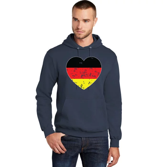 Oktoberfest German Flag Heart Germany Gift Mom Wife Tall Hoodie