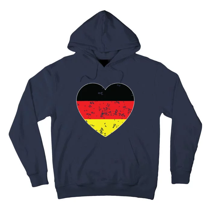 Oktoberfest German Flag Heart Germany Gift Mom Wife Tall Hoodie