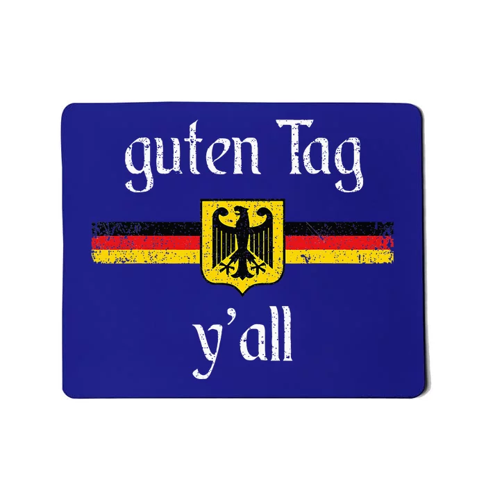 Oktoberfest German Flag Eagle Prost Guten Tag YAll Mousepad