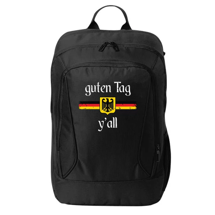 Oktoberfest German Flag Eagle Prost Guten Tag Yall City Backpack