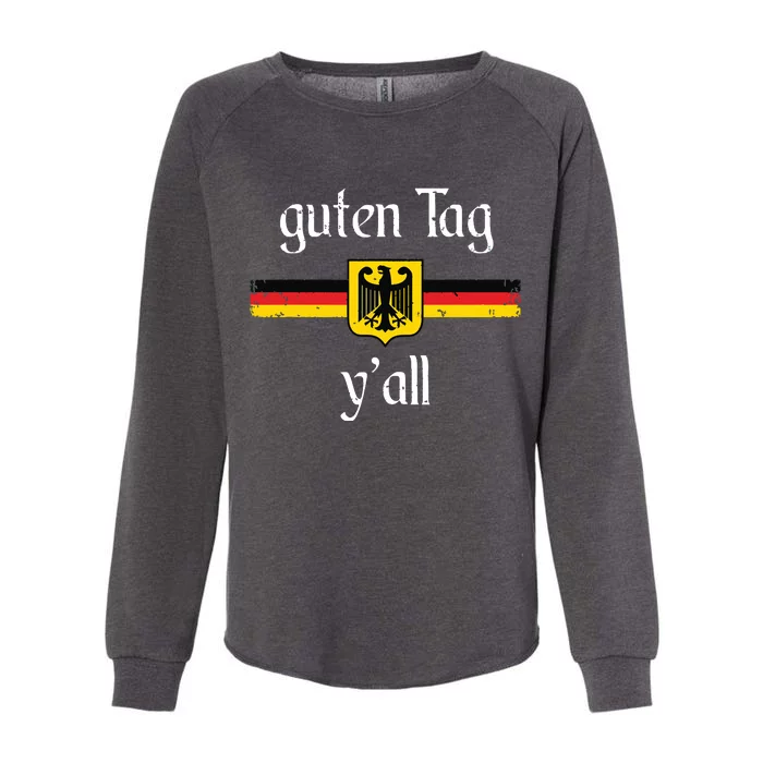 Oktoberfest German Flag Eagle Prost Guten Tag Yall Womens California Wash Sweatshirt