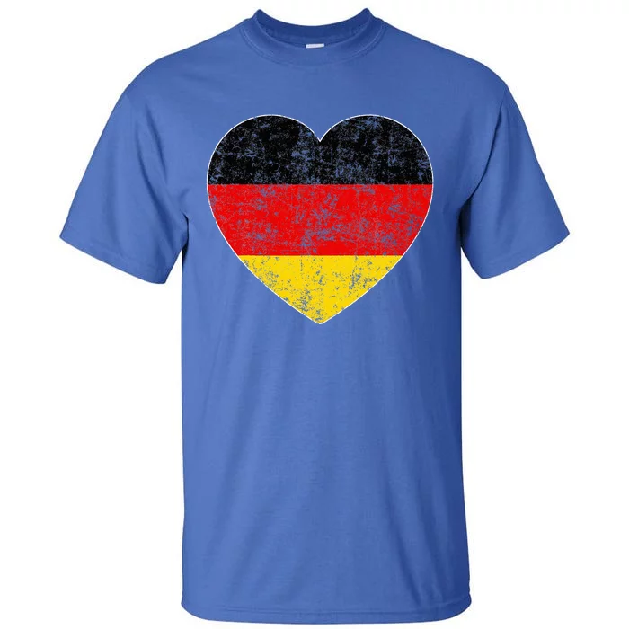 Oktoberfest German Flag Heart Germany Gift Mom Wife Tall T-Shirt