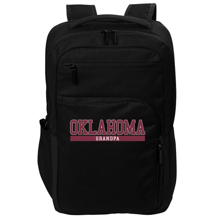 Oklahoma Grandpa Funny Impact Tech Backpack