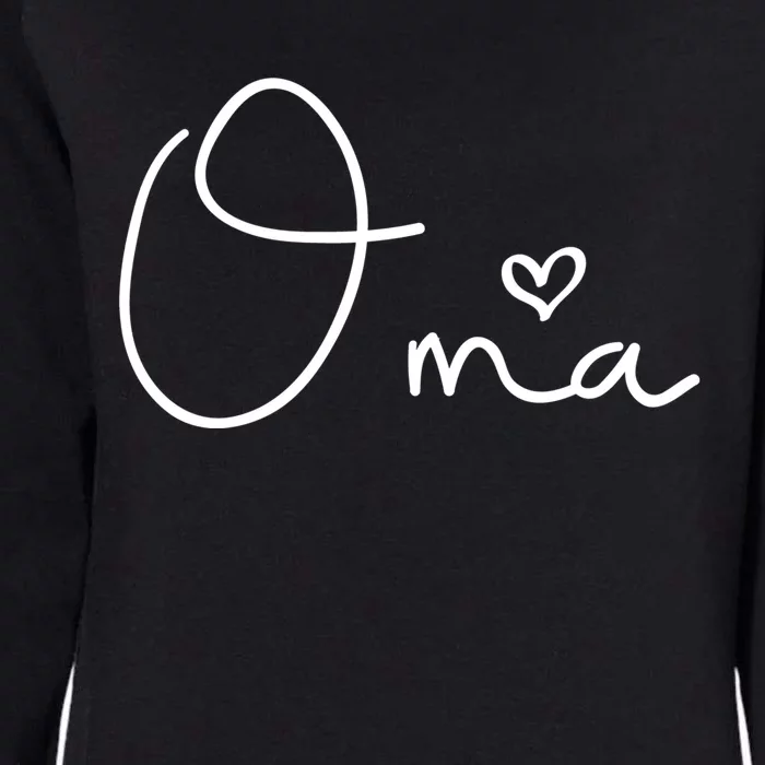 Oma Ger Grandma Mother's Day Christmas Birthday Gift Womens California Wash Sweatshirt