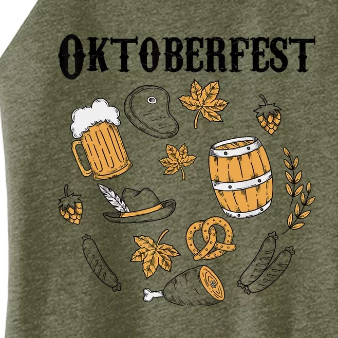 Oktoberfest German Germany Octoberfest Women’s Perfect Tri Rocker Tank