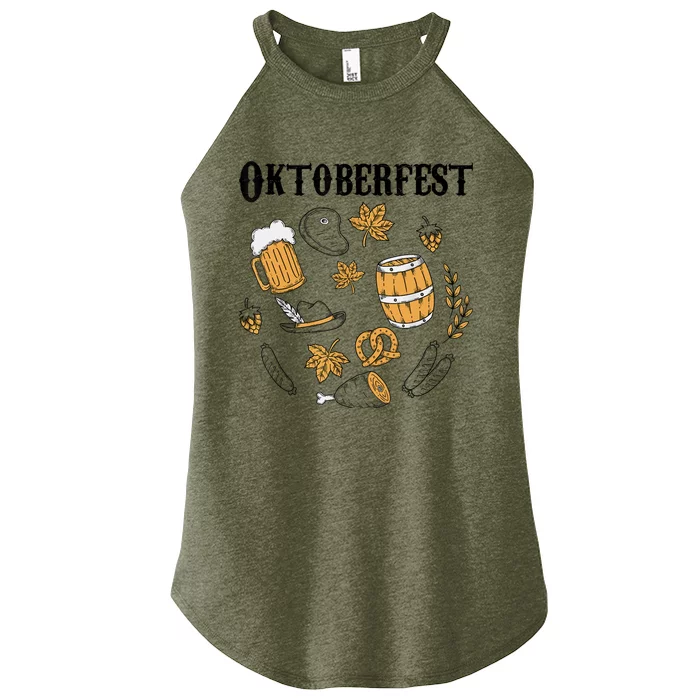 Oktoberfest German Germany Octoberfest Women’s Perfect Tri Rocker Tank