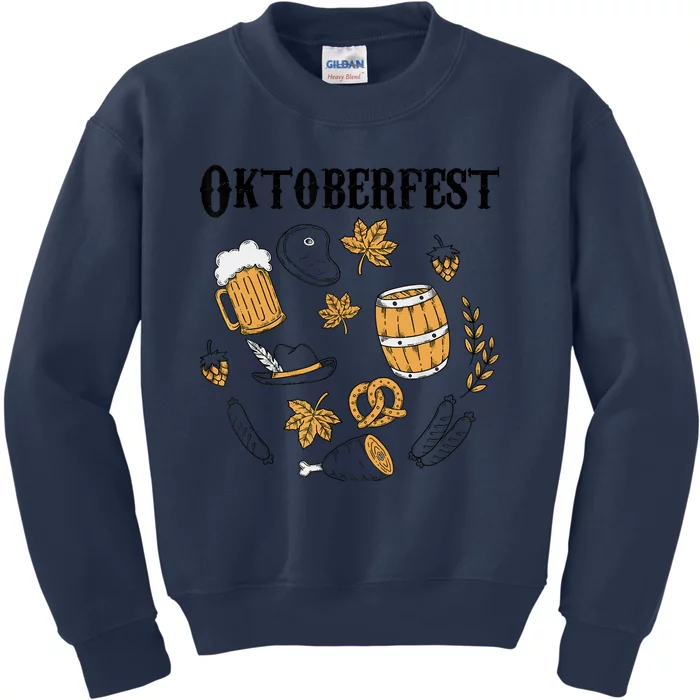 Oktoberfest German Germany Octoberfest Kids Sweatshirt