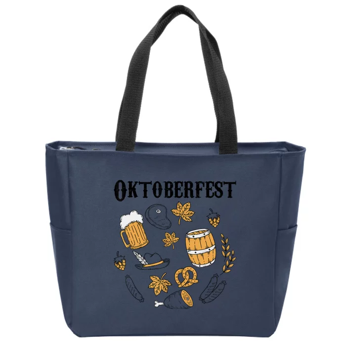 Oktoberfest German Germany Octoberfest Zip Tote Bag