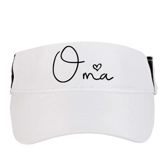 Oma German Grandma Mothers Day Christmas Birthday Adult Drive Performance Visor