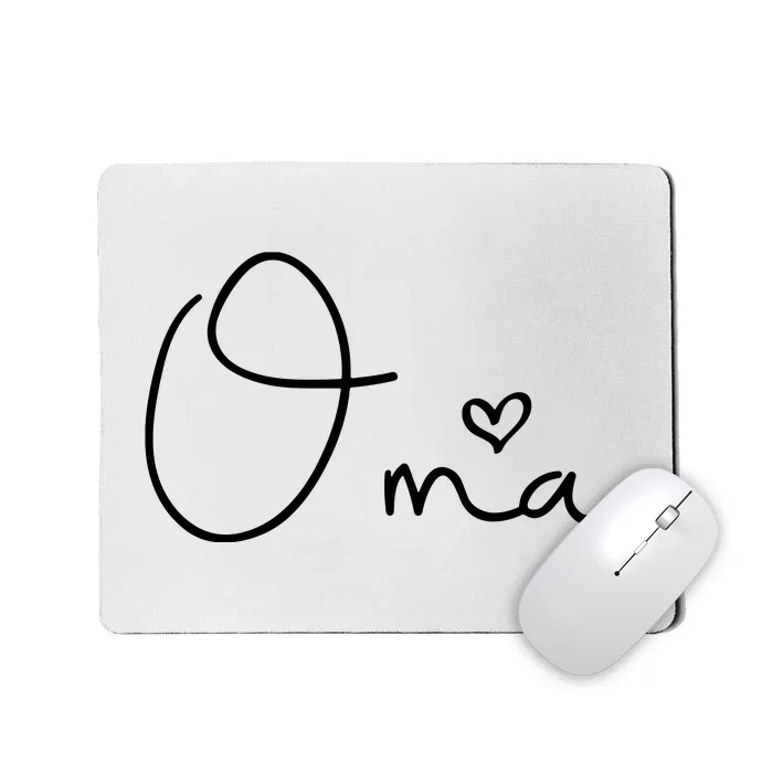 Oma German Grandma Mothers Day Christmas Birthday Mousepad