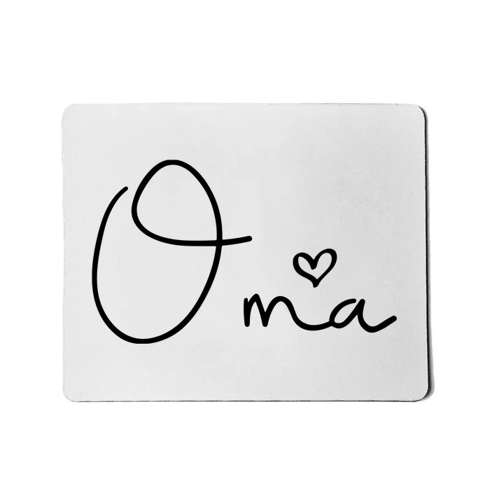 Oma German Grandma Mothers Day Christmas Birthday Mousepad