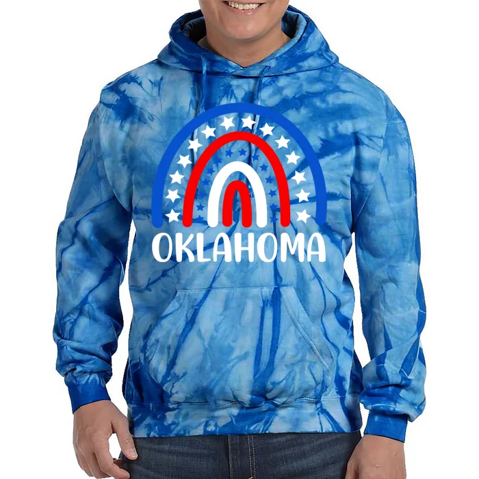 Oklahoma Great Gift I Love Oklahoma Usa Gift Tie Dye Hoodie