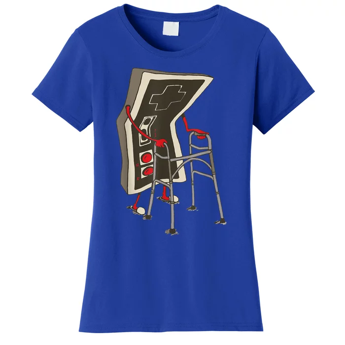 Old Gamer Gift Retro Video Game Old Gamer Gift Women's T-Shirt