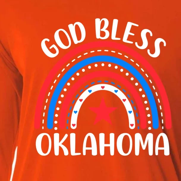 Oklahoma Great Gift I Love Oklahoma Usa Cool Gift Cooling Performance Long Sleeve Crew