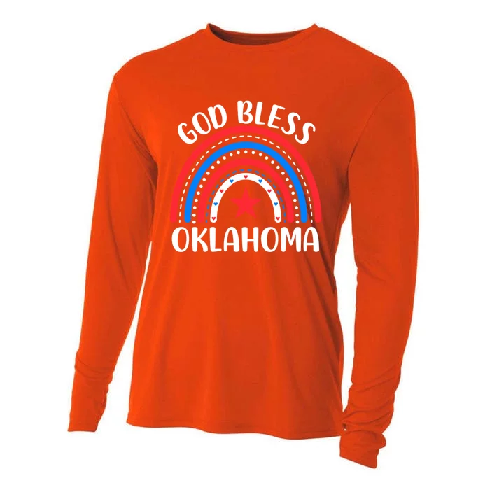 Oklahoma Great Gift I Love Oklahoma Usa Cool Gift Cooling Performance Long Sleeve Crew