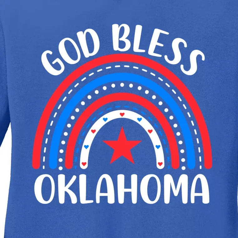 Oklahoma Great Gift I Love Oklahoma Usa Cool Gift Ladies Long Sleeve Shirt