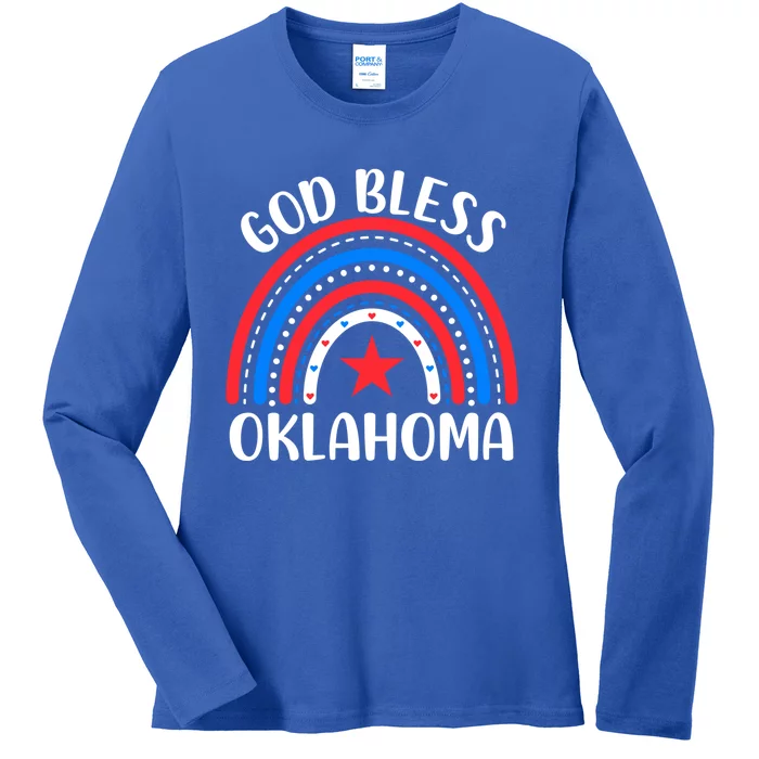 Oklahoma Great Gift I Love Oklahoma Usa Cool Gift Ladies Long Sleeve Shirt