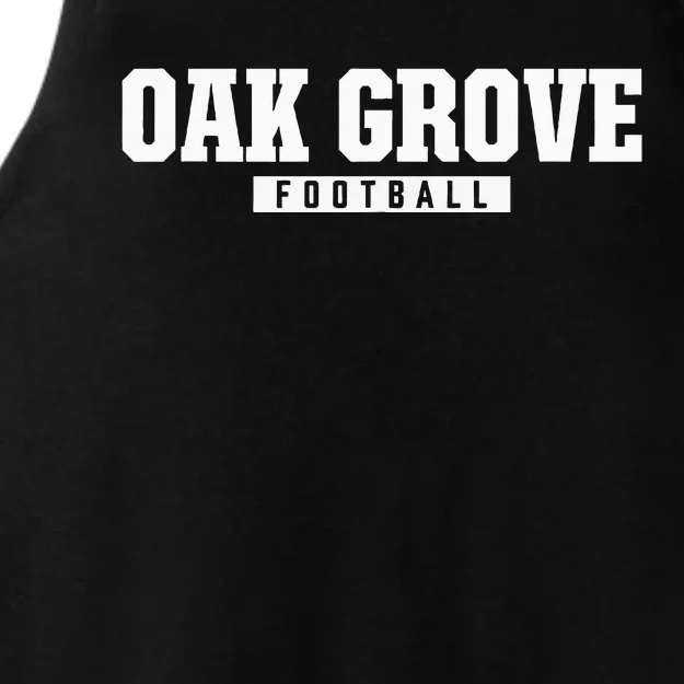 Oak Grove High School Football Ladies Tri-Blend Wicking Tank