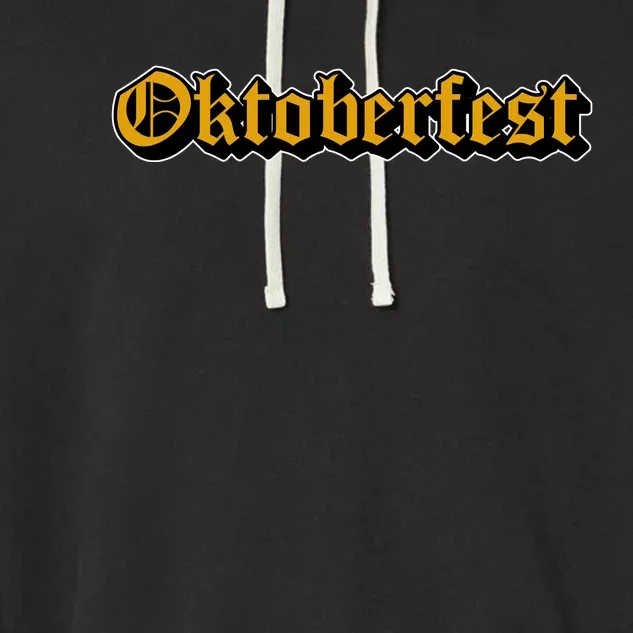 Oktoberfest German Holiday Festive Garment-Dyed Fleece Hoodie