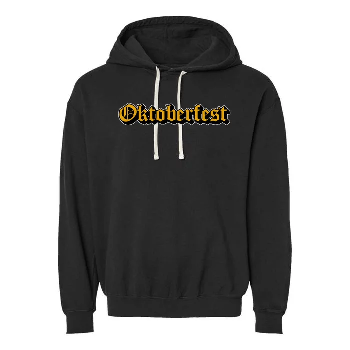 Oktoberfest German Holiday Festive Garment-Dyed Fleece Hoodie