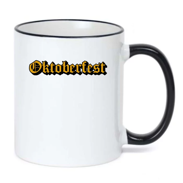 Oktoberfest German Holiday Festive Black Color Changing Mug