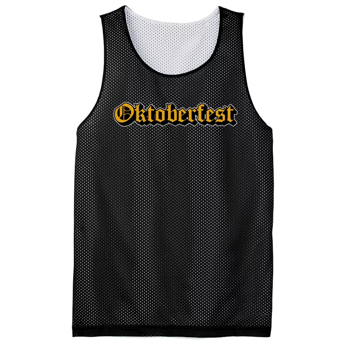 Oktoberfest German Holiday Festive Mesh Reversible Basketball Jersey Tank