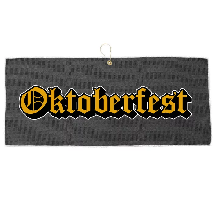 Oktoberfest German Holiday Festive Large Microfiber Waffle Golf Towel