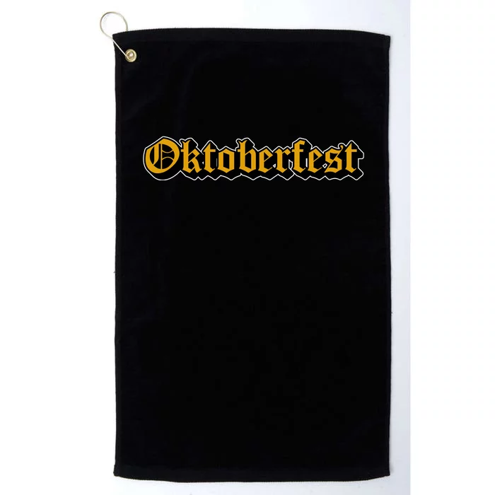 Oktoberfest German Holiday Festive Platinum Collection Golf Towel