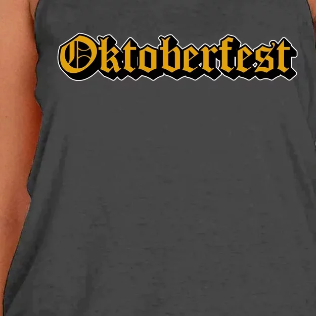 Oktoberfest German Holiday Festive Women's Knotted Racerback Tank