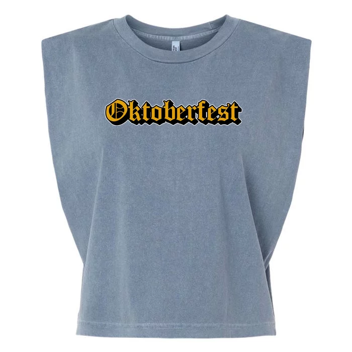 Oktoberfest German Holiday Festive Garment-Dyed Women's Muscle Tee