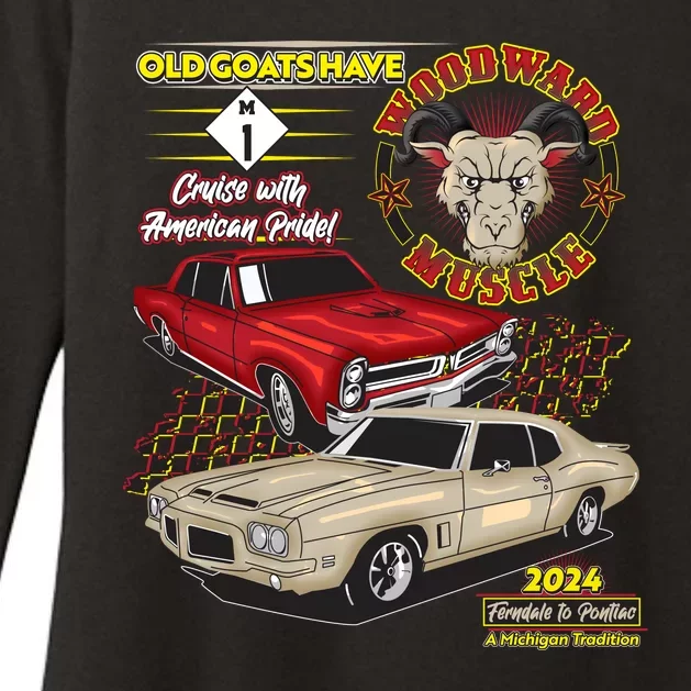 Old Goats Have Woodward Muscle 2024 Womens CVC Long Sleeve Shirt