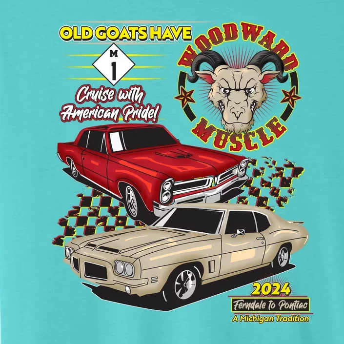 Old Goats Have Woodward Muscle 2024 ChromaSoft Performance T-Shirt