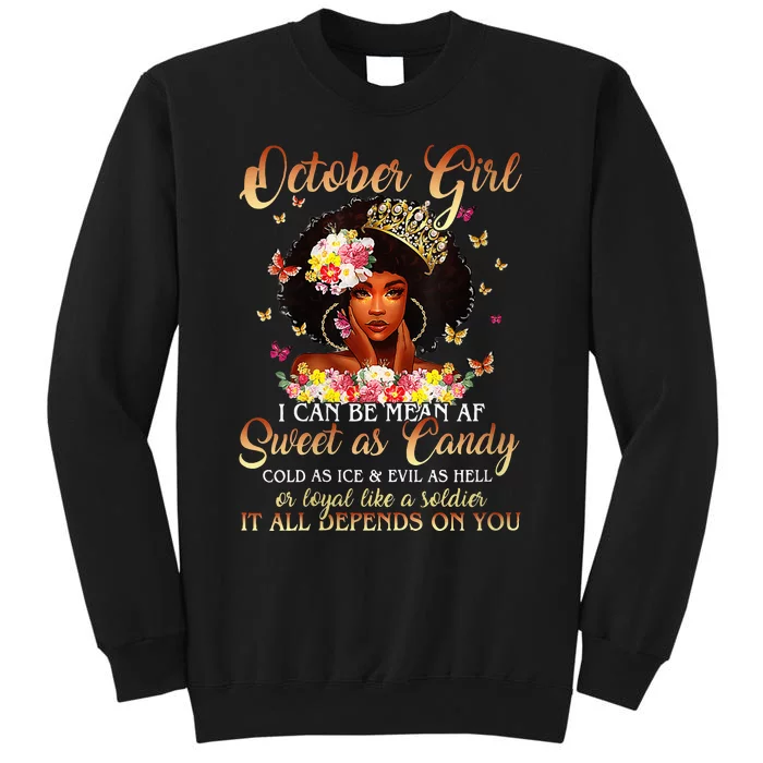 October Girl I'm Living My Best Life Birthday Queen Gifts Sweatshirt