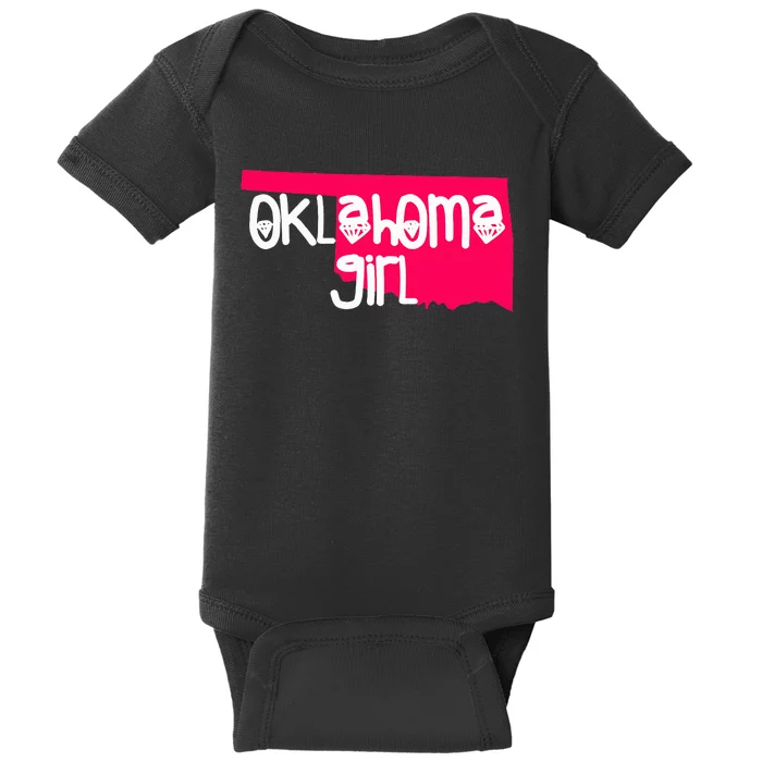 Oklahoma Girl I Love Oklahoma S.T.A.T.E Home Baby Bodysuit