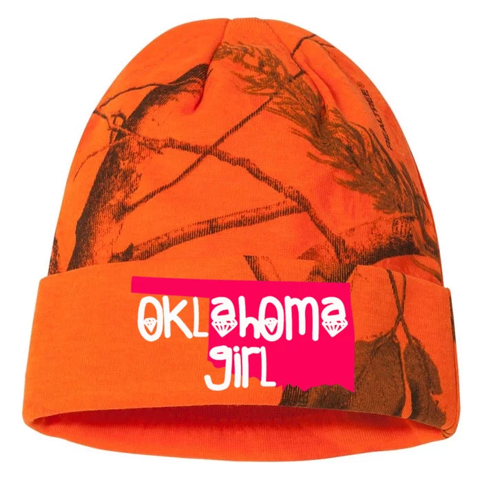 Oklahoma Girl I Love Oklahoma S.T.A.T.E Home Kati - 12in Camo Beanie