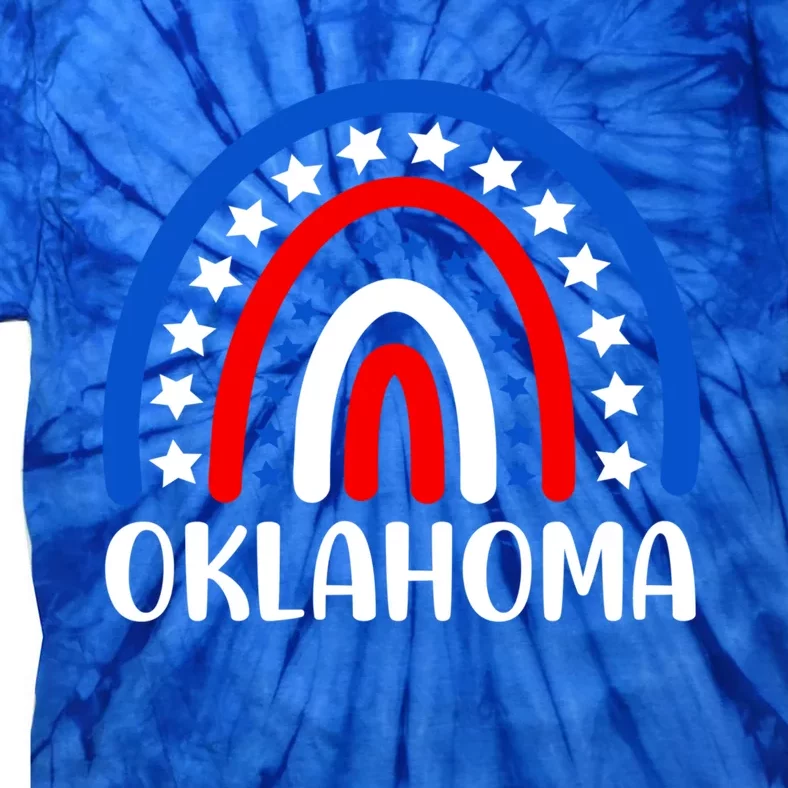 Oklahoma Gift I Love Oklahoma Usa Gift Tie-Dye T-Shirt