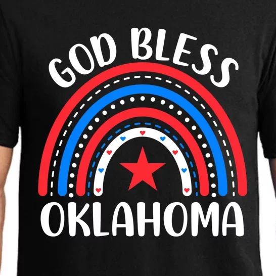 Oklahoma Gift I Love Oklahoma Usa Funny Gift Pajama Set