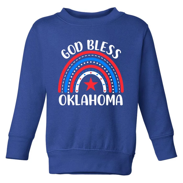 Oklahoma Gift I Love Oklahoma Usa Funny Gift Toddler Sweatshirt