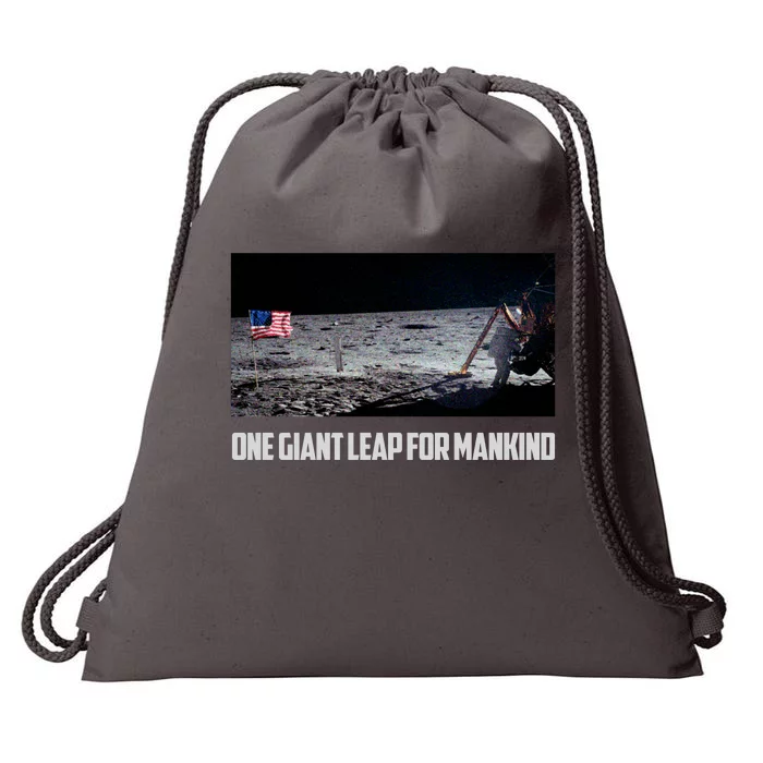 One Giant Leap For Mankind Drawstring Bag