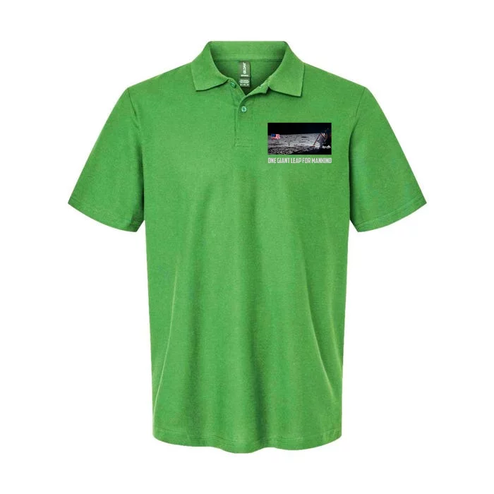 One Giant Leap For Mankind Softstyle Adult Sport Polo