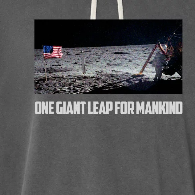 One Giant Leap For Mankind Garment-Dyed Fleece Hoodie