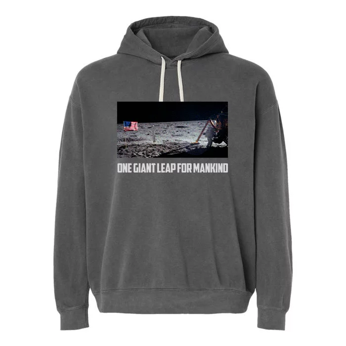 One Giant Leap For Mankind Garment-Dyed Fleece Hoodie