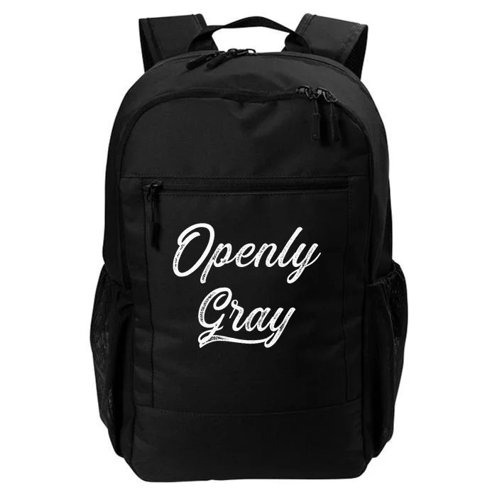 Open Grey Natural Hair Grey Hair Daily Commute Backpack