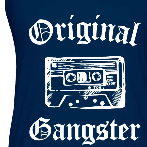 Original Gangster Old School Hip Hop Rap Music Ladies Essential Flowy Tank