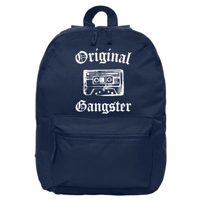 Original Gangster Old School Hip Hop Rap Music 16 in Basic Backpack