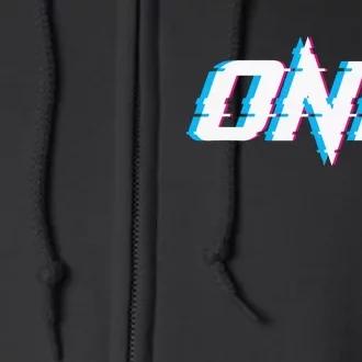 One Glitched Full Zip Hoodie