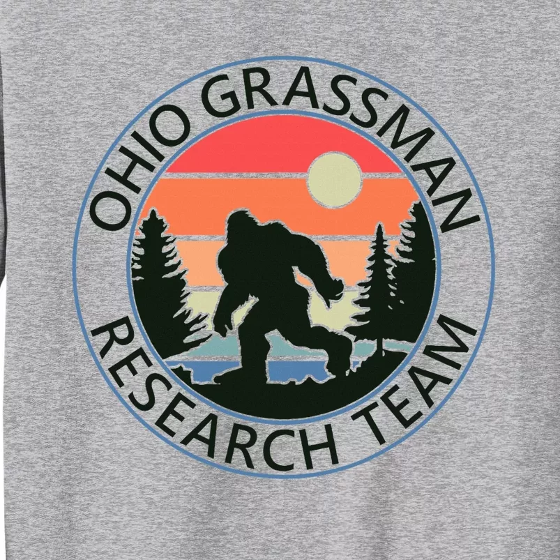 Ohio Grassman Research Team Fun Camping Hiking Outdoors Tall Sweatshirt