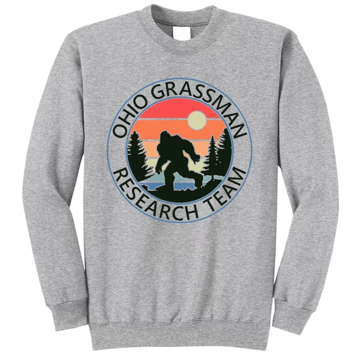 Ohio Grassman Research Team Fun Camping Hiking Outdoors Tall Sweatshirt